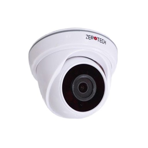 زيروتك كاميرات مراقبة عالية الجودة , داخلية , اطار من البلاستيك , خط انتاج مصري, 1 ميجا بيكسل ، مستشعر 1 / 2.8 بوصة ، عدسة ثابتة ,20 مترًا بالأشعة تحت الحمراء