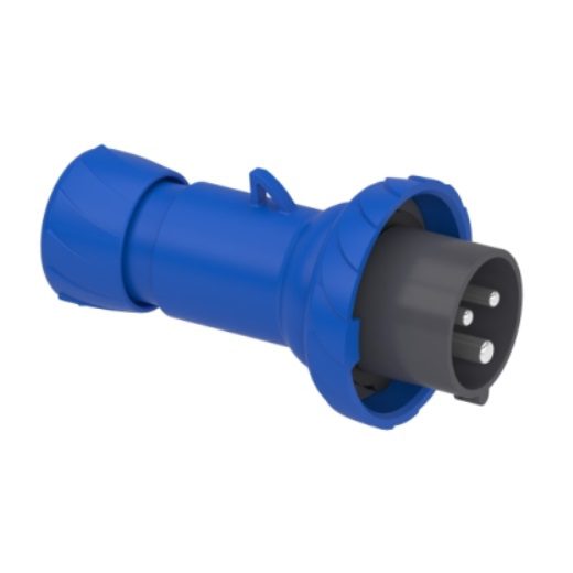 شنايدر , فيشة صاروخ عدلة براتيكا, بقدرة 16 امبير 2P+E, , 200-250 فولت , IP67