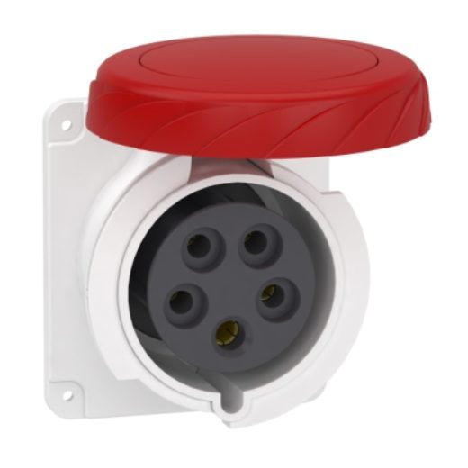 شنايدر, بريزة صاروخ عدلة للتثبيت على اللوحة براتيكا, بقدرة 32 امبير 380/415 فولت, 3P+N+E, , IP67