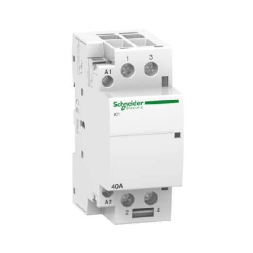 شنايدر, كونتاكتور صامت 40 امبير, ثنائي , 2Pole , الكويل 240 فولت متردد
