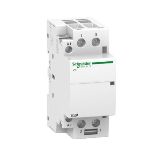 شنايدر, كونتاكتور صامت 63 امبير, ثنائي , 2Pole , الكويل 240 فولت متردد