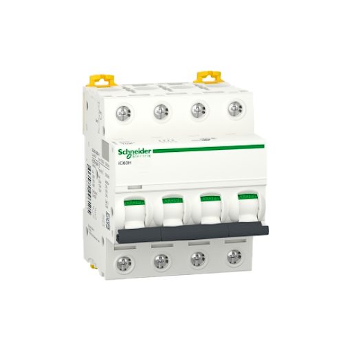 شنايدر,IC60H قاطع فرعي رباعي , 15كيلو أمبير, 50امبير