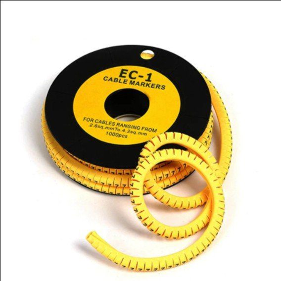 EC-1   EC-J  CABLE WIRE MAEKER ارقام لتحديد الاسلك من 1-9
