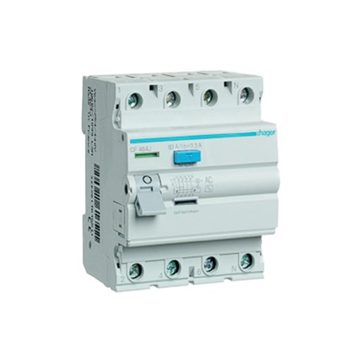 هاجر, قاطع حماية من التسرب الارضي , رباعي, 300مللي امبير, 100امبير