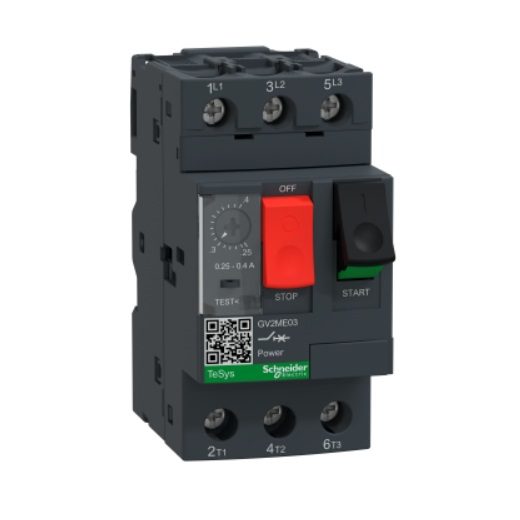 شنايدر, اوفرلود ثلاثي , 3Pole سيركيت تريب, 0.4-0.25 امبير