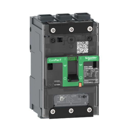 شنايدر, قاطع سكينة كوم باكت, NSXm, قيمة قابلة للضبط حرارية, TMD وحدة فصل الكتروني , 70 كيلو امبير, 160 امبير