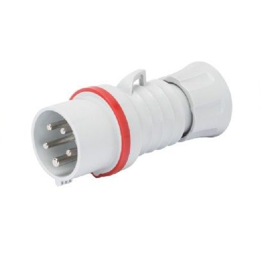 جيويس , فيشة صاروخ عدلة , موديل GW60020H, , بقدرة 32 امبير 3P+N+E, , 380-415 فولت , IP44/IP54