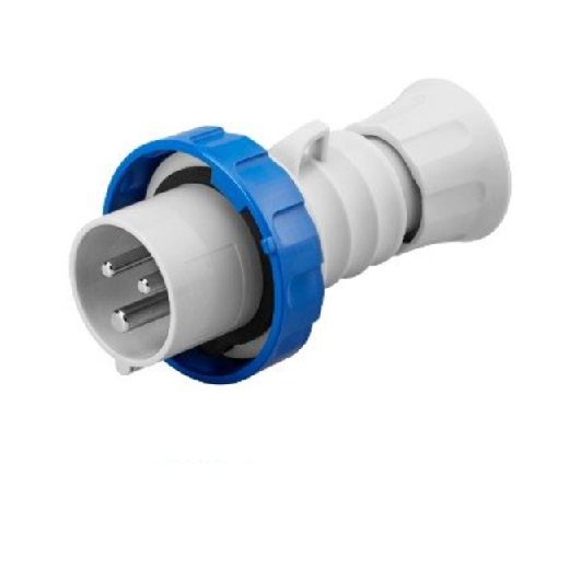 جيويس , فيشة صاروخ عدلة , موديل GW60004H, , بقدرة 16 امبير 2P+E, , 220-250 فولت , IP66/IP69