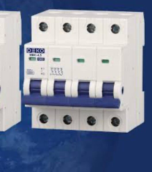 deko mcb 4 pole 63 amp مفتاح رباعي ٦٣ امبير 