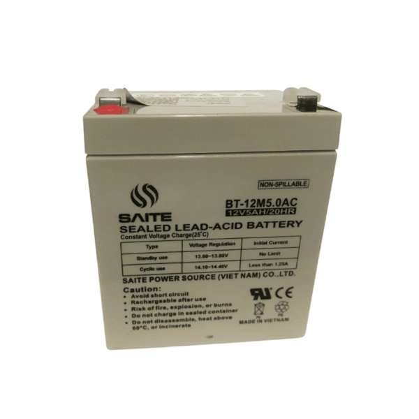 سايت BT-12M5.0AC بطاريه يو بي اس 12 فولت/5 أمبير