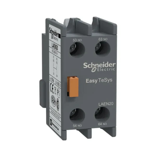 شنايدر LAEN20، اوفرلود الكتروني، كتلة تلامس مساعدة، تحكم سهل TeSys، رقمان، لـ LC1E/CAE