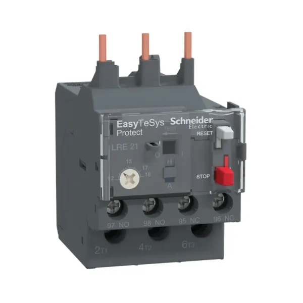 شنايدر LRE21، اوفرلود الكتروني، حماية الحمل الزائد الحراري، حماية سهلة من TeSys، بقدرة 12-18 أمبير، فئة 10 أمبير