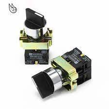 XB2 BD33 Maintained Selector Switch 3 Position 2NO Latching Rotary Switch سليكتور قلاب