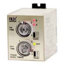 tf62dp-30 twin timer تايمر ثنائي متعدد الفولت والزمن nux