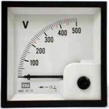 panel volt meter مؤشر فولت 500 7*7