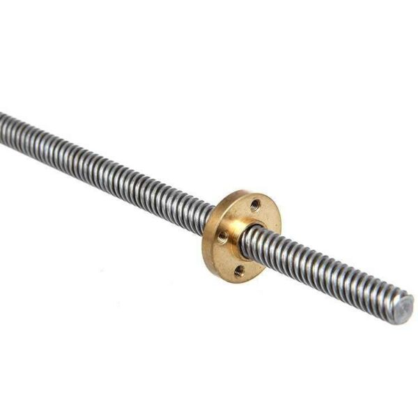 Stainless Lead Screw with Nut ( 8mm x 600mm) Pitch 4 (mm)