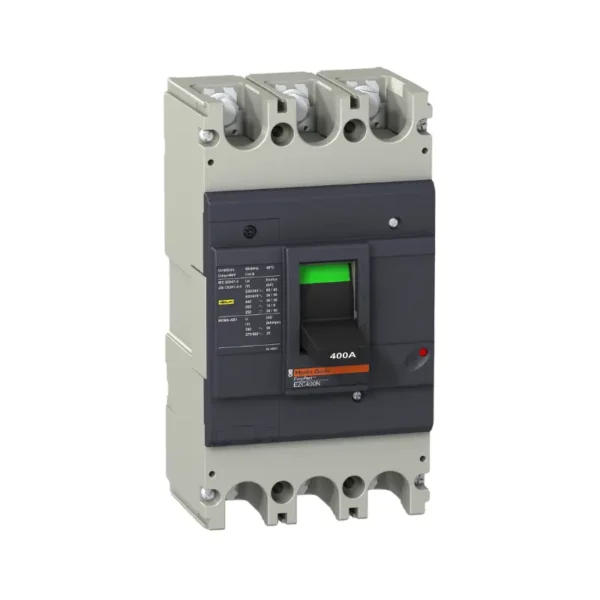 شنايدر EZC400H3400، إيزيبكت EZC400N، قاطع كهربائي 400 أمبير, TMD، ثلاثية الأقطاب، ثلاثي الأبعاد